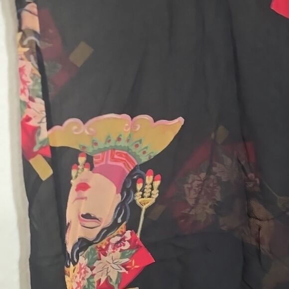 Harari 100% Silk, Vintage Tunic Women’s Size S (See Measurements) - Picture 3 of 5